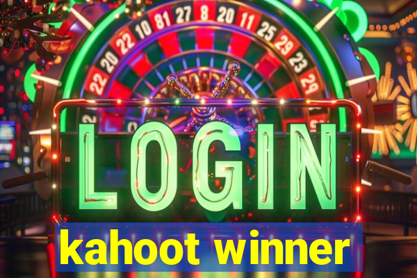 kahoot winner